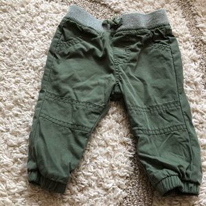 Baby boy olive green pants